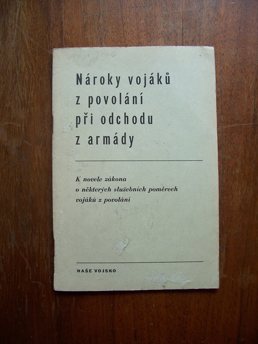Nároky vojáků z povolání při odchodu z armády