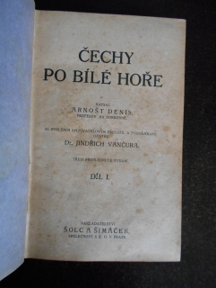 Čechy po Bílé hoře díl I. kniha I. II. III.